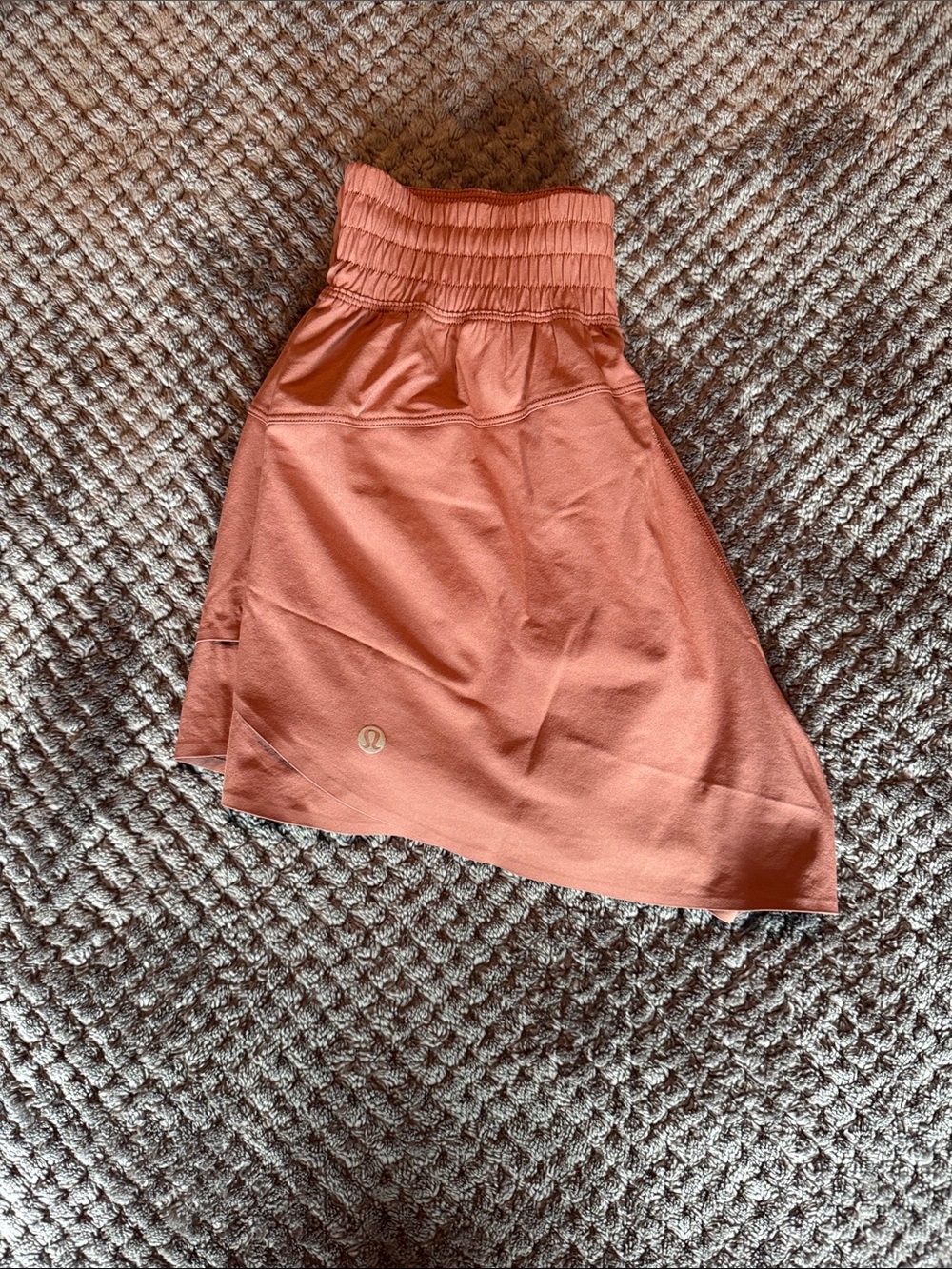 lululemon athletica Smocked Waist A-Line Skirt in Terracotta